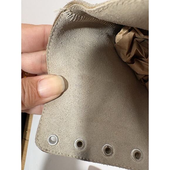 Vintage Variflex Brown Leather Suede Roller Skates Size 10 D 4 Wheels - Picture 12 of 14